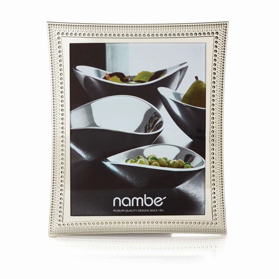 * Nambe Mills, Inc. Nambe Metal Beaded 8 10 Picture Frame | Picture Frames