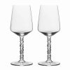 * Orrefors Kosta Boda Orrefors Carat Wine Glasses, Pair | Wine Glasses