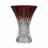 * Waterford Crystal Waterford Lismore Diamond Red 8 Crystal Vase | Vases