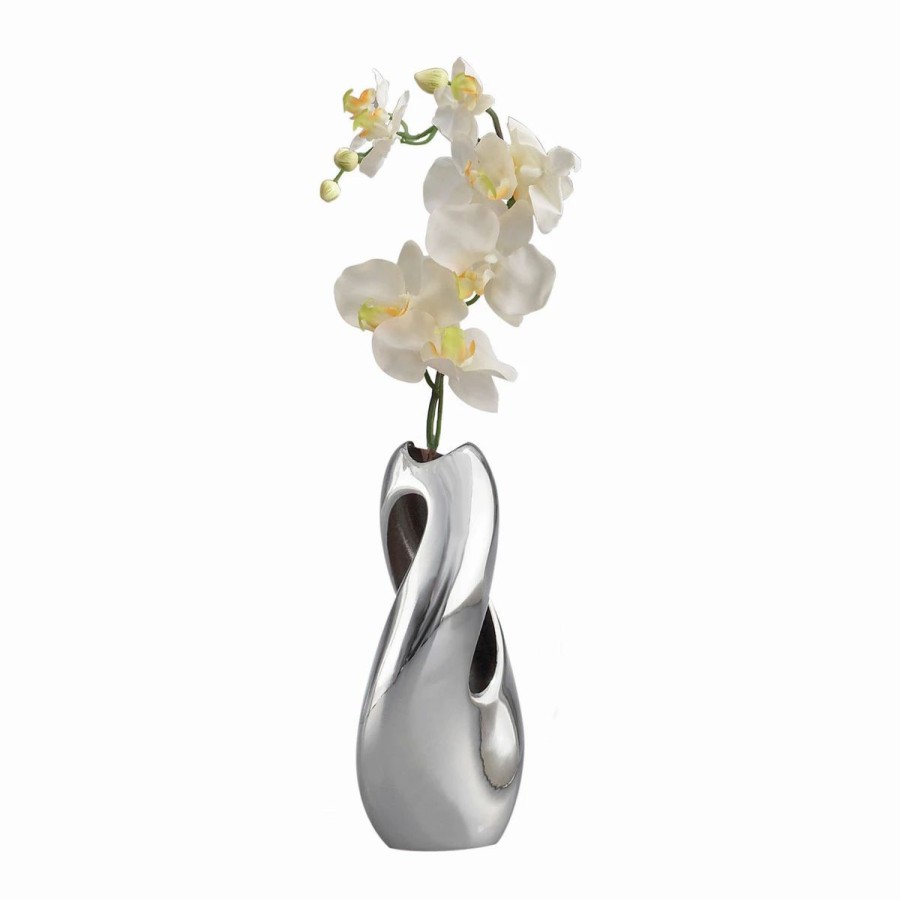 * Nambe Mills, Inc. Nambe Pebble Twist Bud 8 Vase | Vases