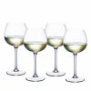 * Villeroy And Boch Purismo Soft And Rounded White Wine Glasses, Set Of 4 | Wine Glasses