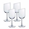 * Villeroy And Boch Newmoon White Wine Glasses, Set Of 4 | Wine Glasses