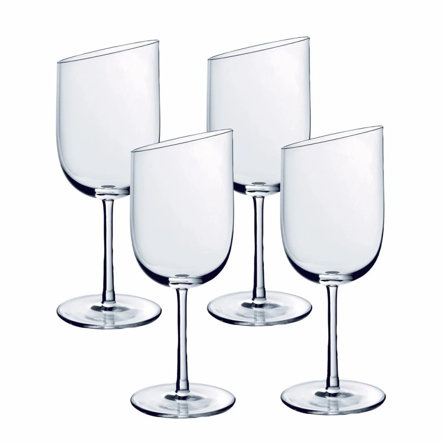 * Villeroy And Boch Newmoon White Wine Glasses, Set Of 4 | Wine Glasses