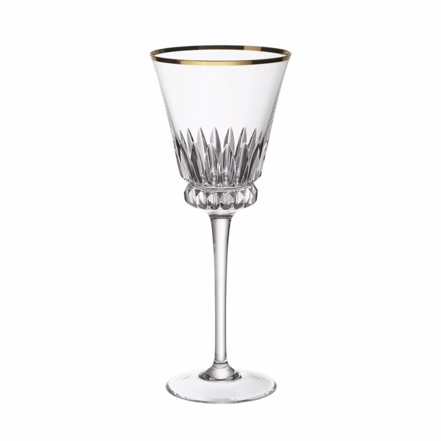 * Villeroy And Boch Grand Royal Gold White Wine, Single | Wine Glasses