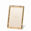 * Aerin Ava Bamboo Frame, 4 X 6 , Gold | Picture Frames