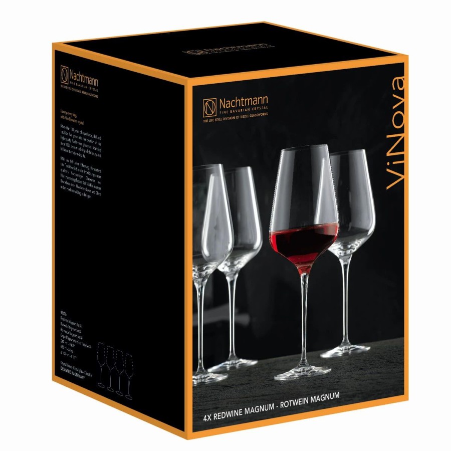 * Nachtmann Portmeirion Usa Nachtmann Vinova Red Wine Magnum, Set Of 4 | Wine Glasses