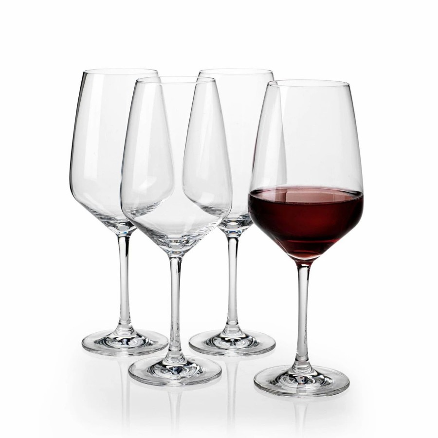 * Villeroy And Boch Voice Basic Red Wine Glasses, Set Of 4 | Wine Glasses