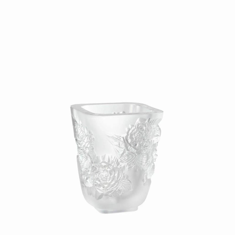 * Lalique Small Pivoines 5.5 Vase | Vases