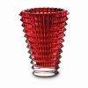 * Baccarat Crystal, Eye 6 Vase, Red | Vases