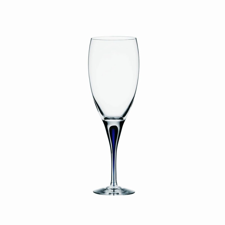 * Orrefors Kosta Boda Orrefors Crystal, Intermezzo Blue Crystal Wine Claret, Single | Wine Glasses