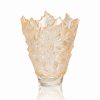 * Lalique Champs Elysees 13 Vase, Gold Luster | Vases