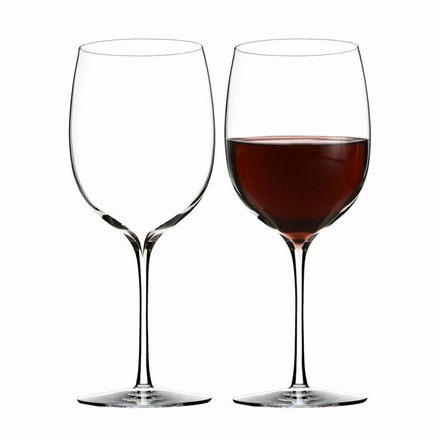 * Waterford Crystal, Elegance Bordeaux Wine Glass, Pair | Wine Glasses