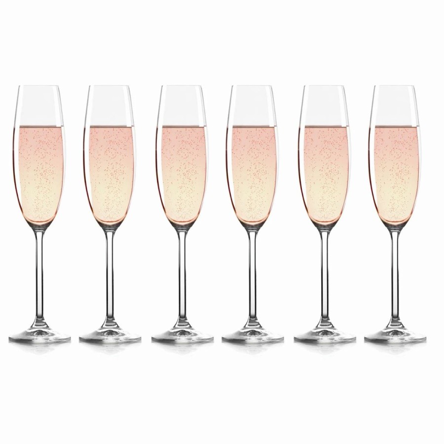 * Lenox Tuscany Classics Party Champagne Flutes, Set Of Six | Toasting Flutes