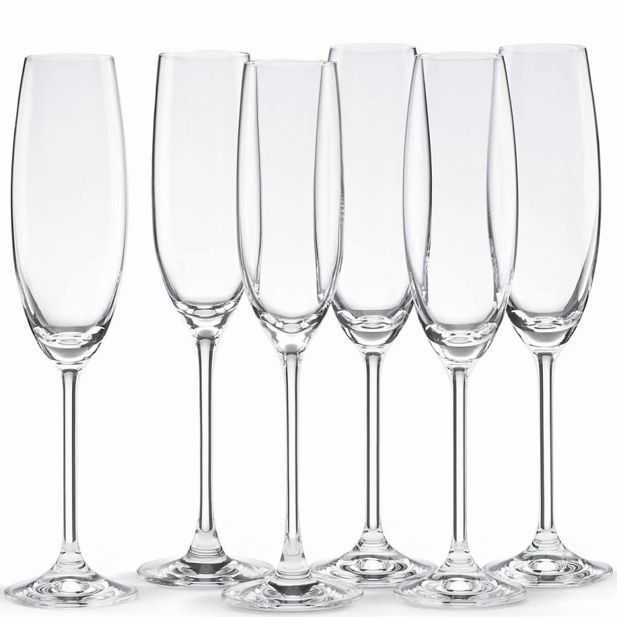 * Lenox Tuscany Classics Party Champagne Flutes, Set Of Six | Toasting Flutes