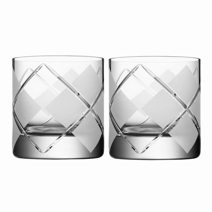 * Orrefors Kosta Boda Orrefors Crystal Argyle Dof Tumbler, Pair | WhisNew