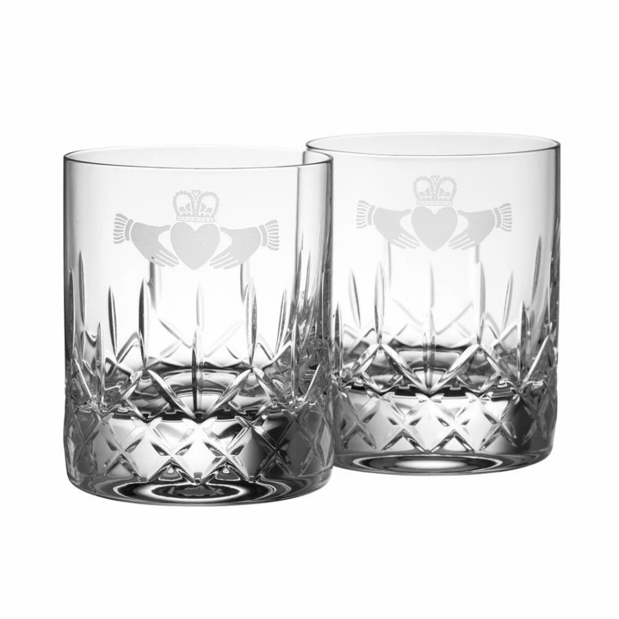 * Belleek Pottery Ltd Galway Claddagh Dof Tumbler Pair | WhisHot