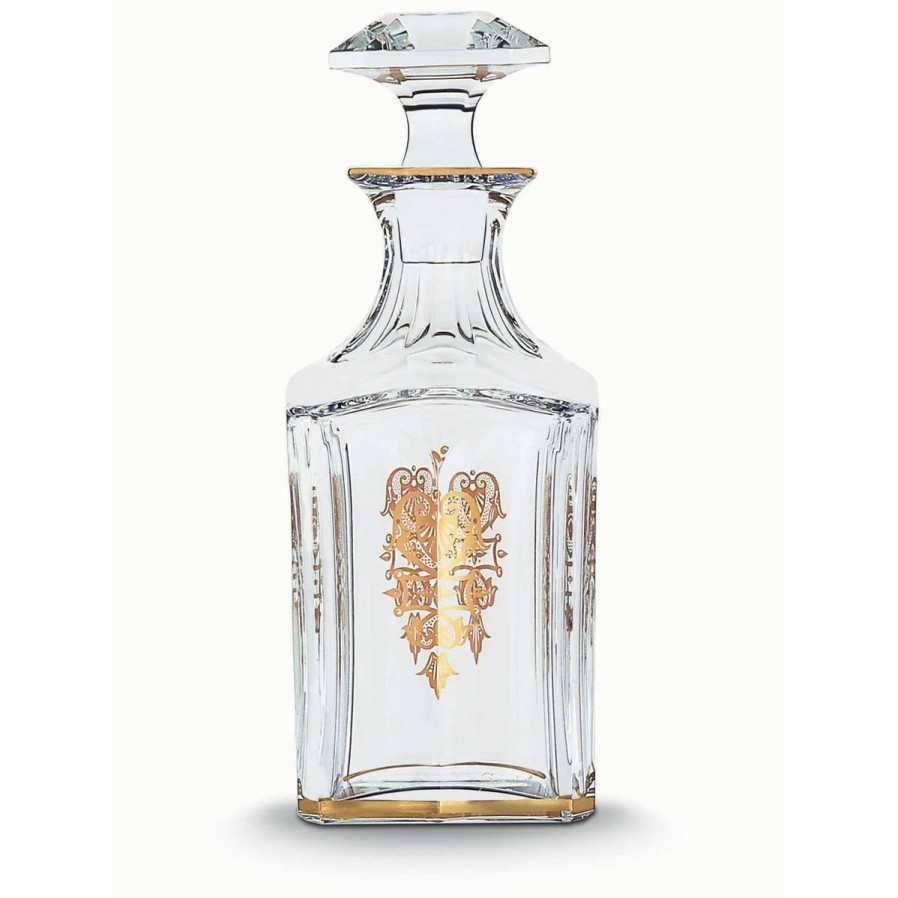 * Baccarat Crystal, Harcourt Empire Square Whiskey Decanter | WhisOnline