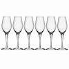 * Orrefors Kosta Boda Orrefors Crystal Sense Sparkling Wine, Champagne, Set Of 6 | Toasting Flutes