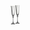 * Belleek Pottery Ltd Galway Liberty Flute, Pair | Toasting Flutes