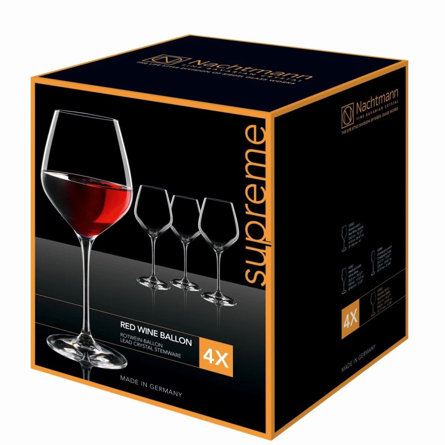 * Nachtmann Portmeirion Usa Nachtmann Supreme Red Wine Balloon, Set Of 4 | Wine Glasses