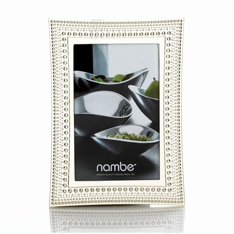 * Nambe Mills, Inc. Nambe Metal Beaded 4 6 Picture Frame | Picture Frames