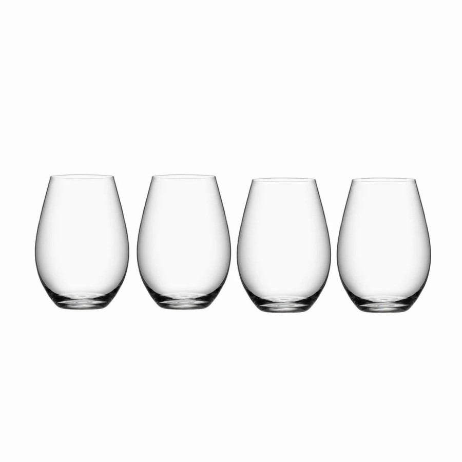 * Orrefors Kosta Boda Orrefors More Stemless Wine Tumblers, Set Of Four | Wine Glasses