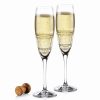 * Cashs Crystal Cashs Ireland Dunloe Champagne Toasting Flutes, Pair | Toasting Flutes