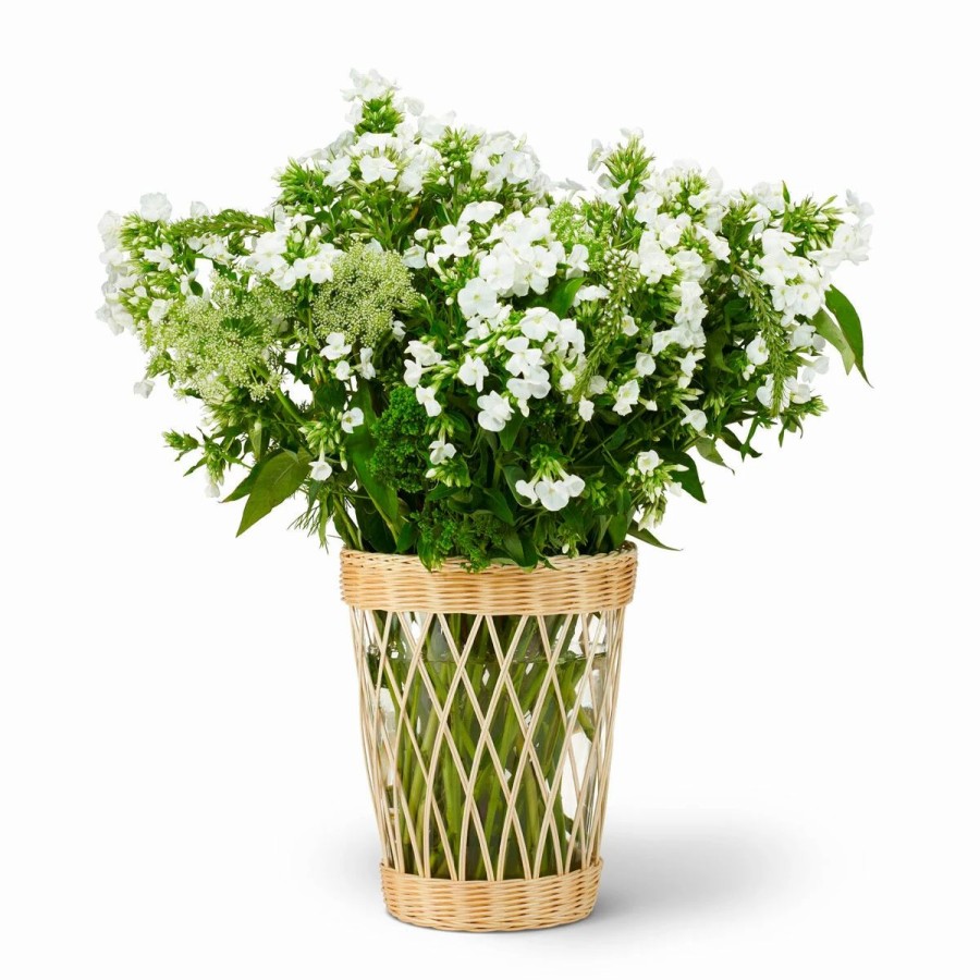 * Aerin 10 Navona Wicker Vase, Wicker | Vases