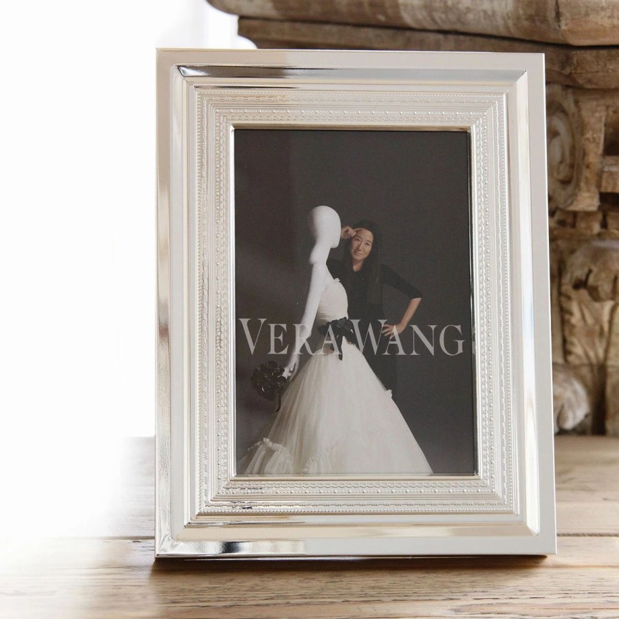 * Wedgwood China Vera Wang Wedgwood With Love Silver 8 10 Picture Frame | Picture Frames