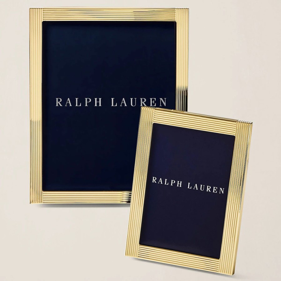 * Ralph Lauren Luke 5 7 Frame, Gold | Picture Frames