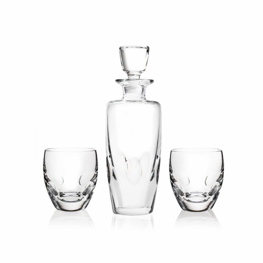 * Steuben Verve Whiskey Decanter And 2 Dof Set | WhisHot