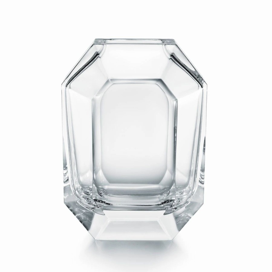 * Baccarat Crystal Octogone 10 Vase, Clear | Vases