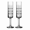 * Orrefors Kosta Boda Orrefors Crystal, Street Crystal Champagne, Pair | Toasting Flutes