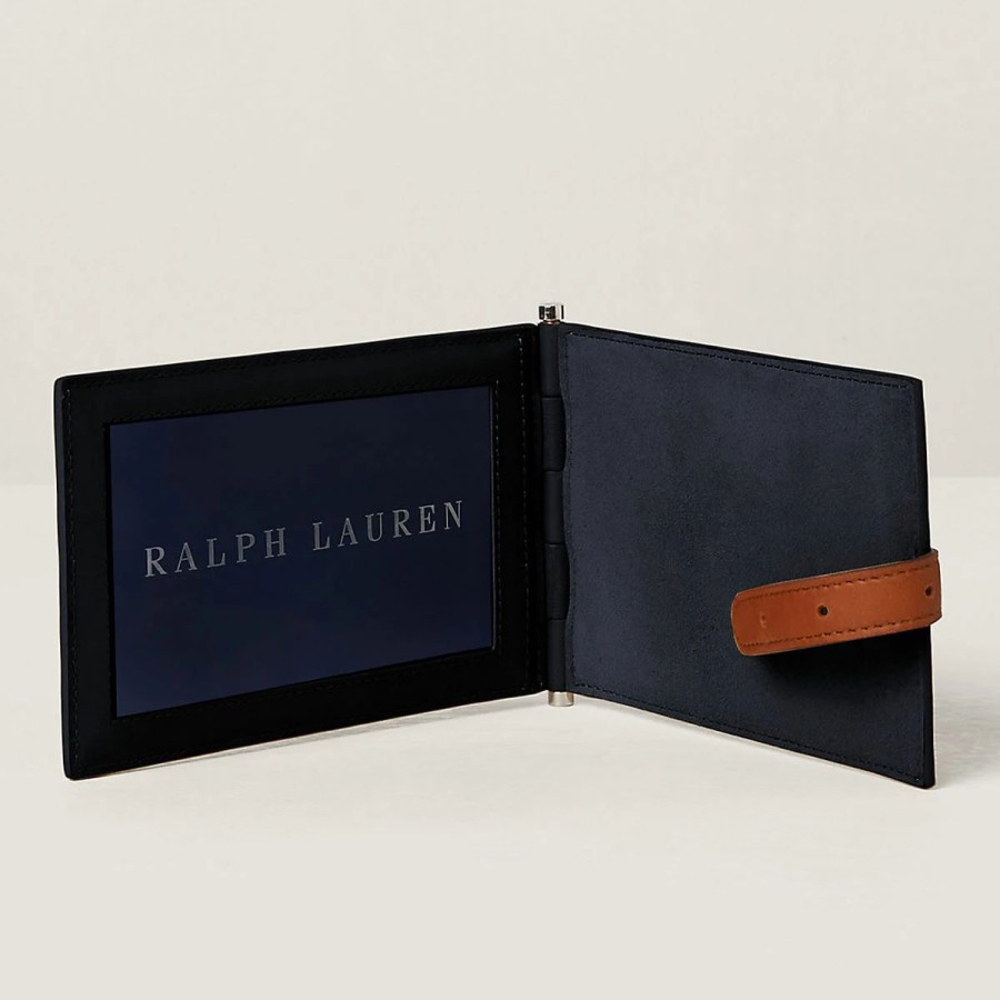 * Ralph Lauren Toledo Travel Frame, Navy | Picture Frames