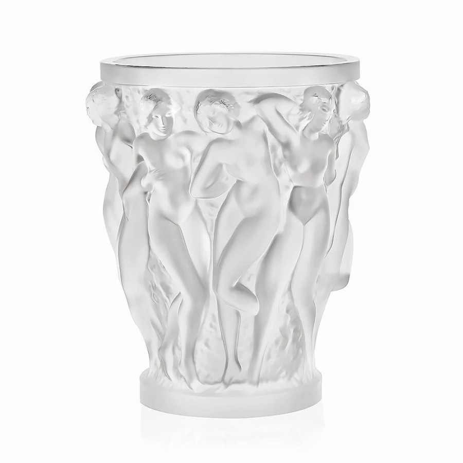 * Lalique Bacchantes Xxl 13.5 Vase, Clear, Limited Edition | Vases