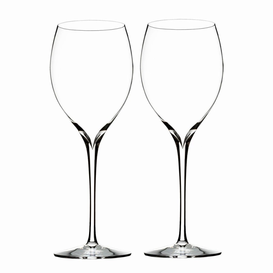 * Waterford Crystal, Elegance Chardonnay Wine Glasses, Pair | Wine Glasses