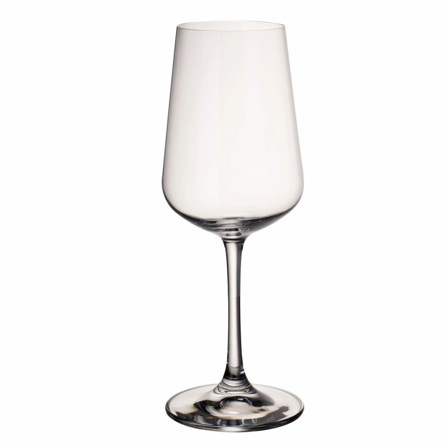 * Villeroy And Boch Ovid White Wine Glasses, Set Of 4 | Wine Glasses