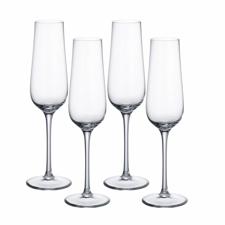 * Villeroy And Boch Purismo Special Champagne Flute, Set Of Four | Toasting Flutes