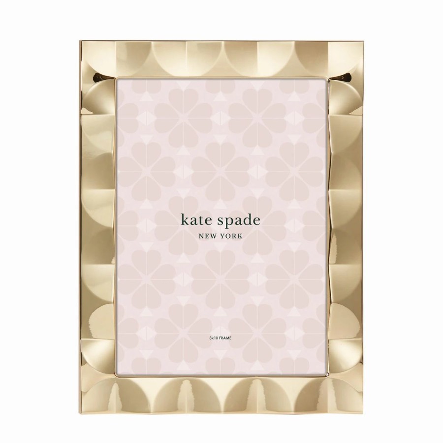 * Kate Spade South Street, Lenox Gold Scallop Frame 8 10 | Picture Frames