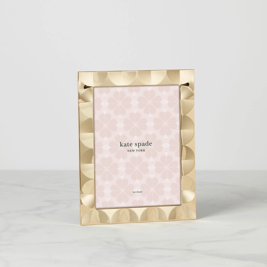 * Kate Spade South Street, Lenox Gold Scallop Frame 8 10 | Picture Frames