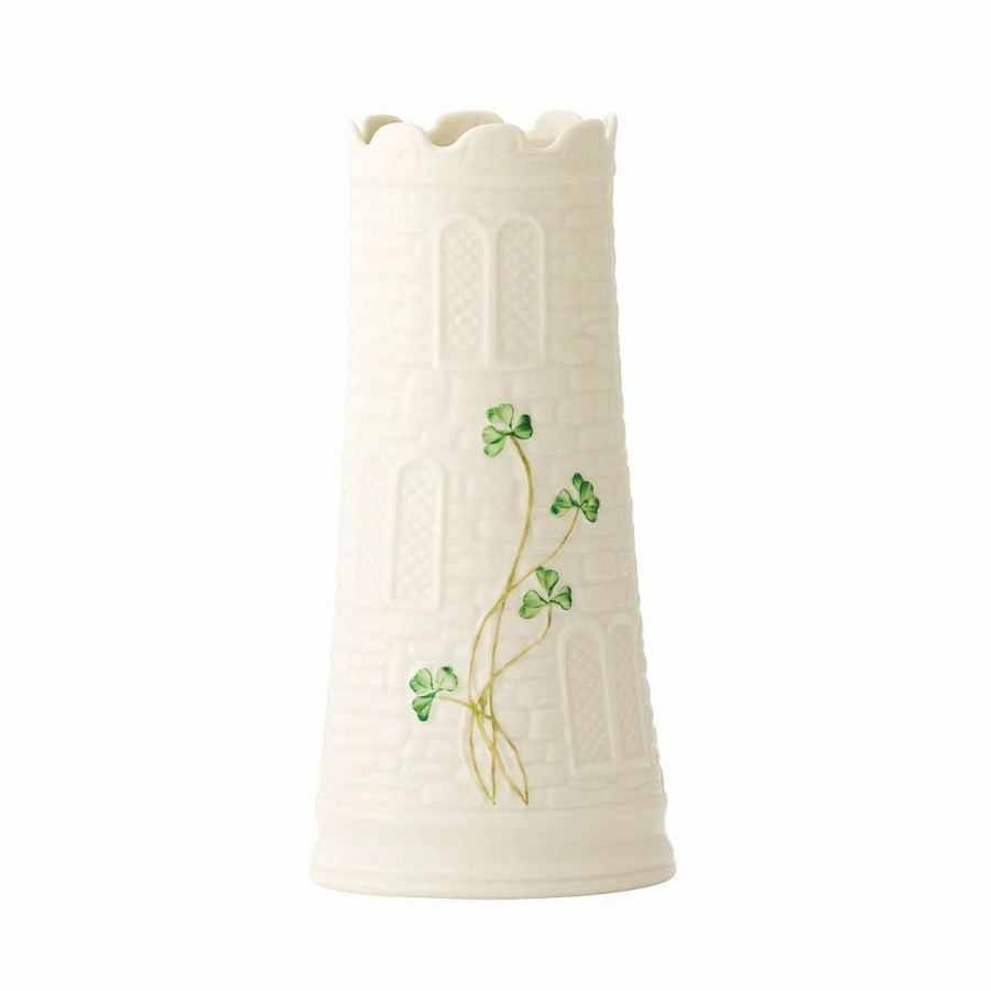 * Belleek Pottery Ltd Belleek China 7 3/4 Castle Vase | Vases