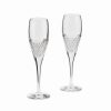 * Wedgwood China Wedgwood Vera Wang Diamond Mosaic Champagne Flute Pair | Toasting Flutes