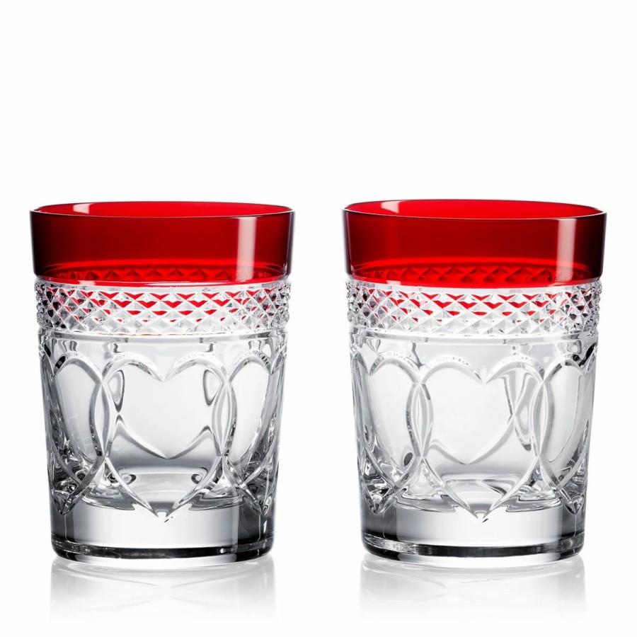 * Waterford Crystal Ts Gift Of Love Red Dof Pair | WhisHot