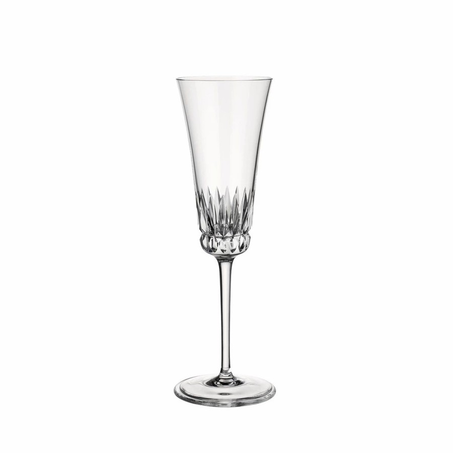 * Villeroy And Boch Grand Royal Flute Champagne Glass, Single | Toasting Flutes