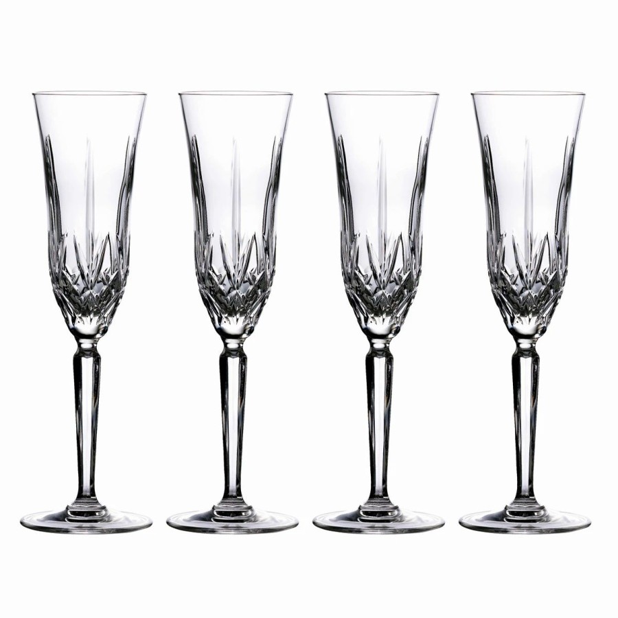 * Marquis By Waterford Maxwell Flutes, Set Of Four | Toasting Flutes